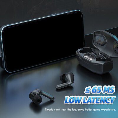 Earphone T68 Gaming Headset Low-latency Stereo Wireless