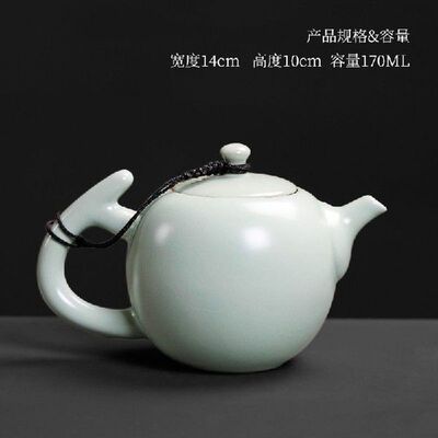Chinese style teapot single pot pottery kung fu tea set
