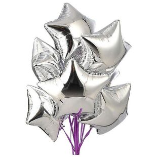 Star Balloons Foil 25pcs Party Inch Birthday Decor