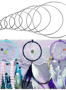 Putaran Dilas Logam Penangkap Mimpi Cincin Dreamcatcher