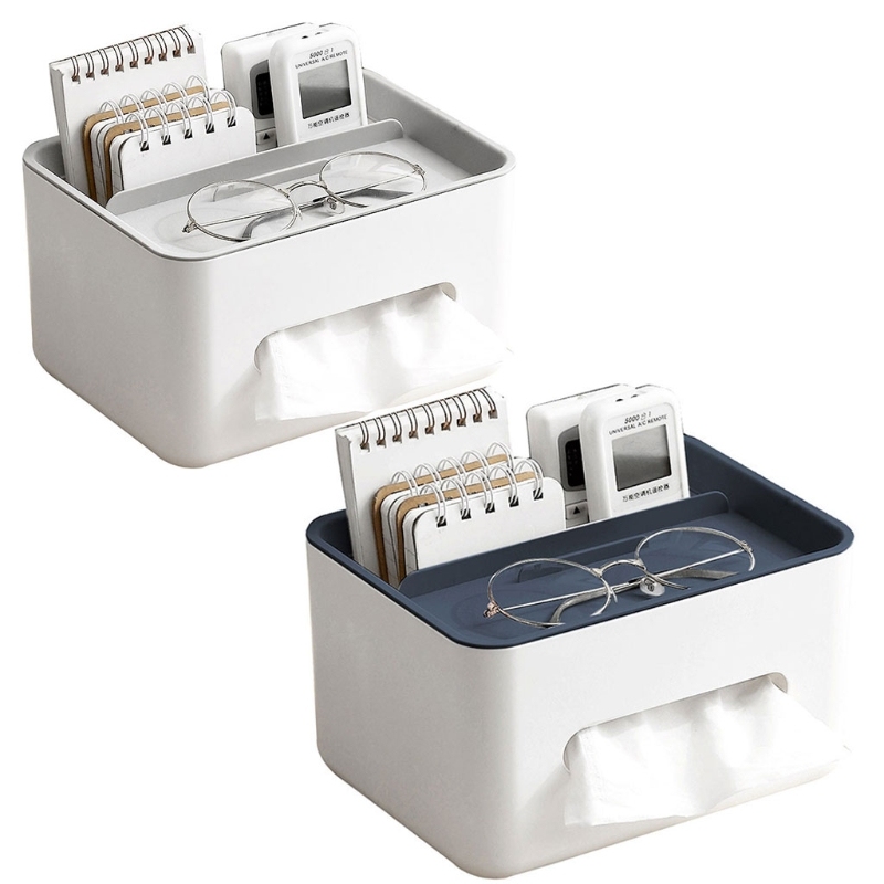 Multifunctional Tissue Box Pumping Paper Storage Holder