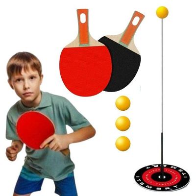 Elastic Soft Shaft Table Tennis Trainer Portable PingPong
