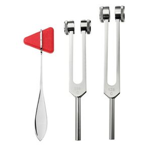 128Hz 256Hz Neurological Tuning Fork Set With Triangle