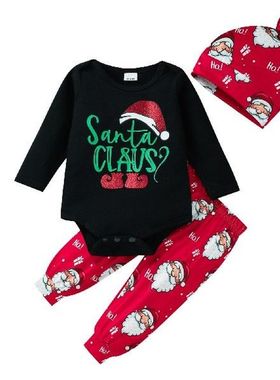 Christmas Set Newborn Infant Baby Boys Girls Clothes Set