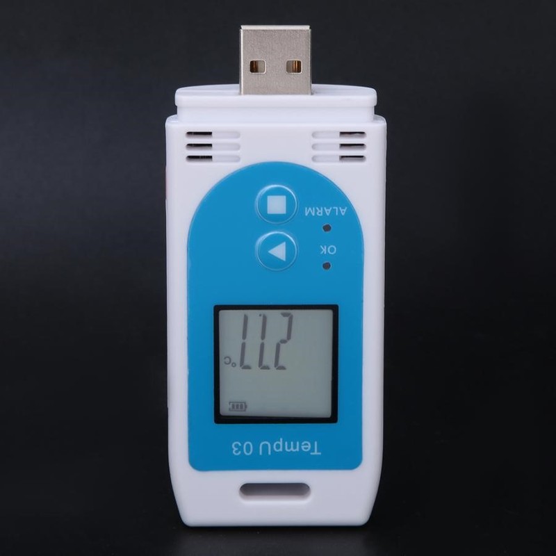 LCD USB Auto Temperature Humidity Data Logger PDF GSP Datalo