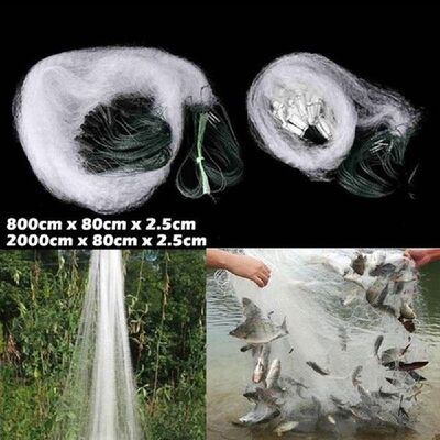 Single Layer Monofilament Fishing Net Fish Gillnet with