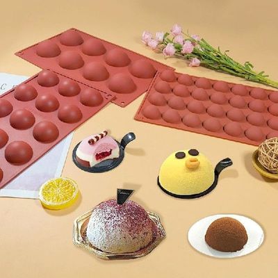 2021 pastry molds bakeware sphere ball mold silicone mold