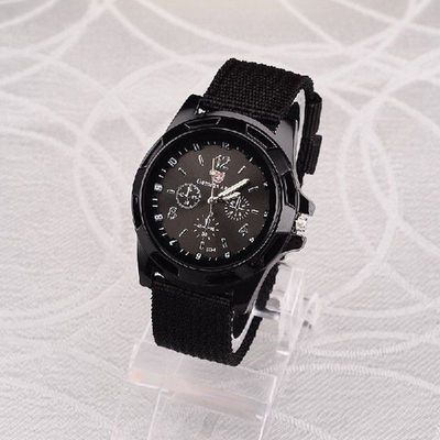 Mannen Army Horloge Nylon Militaire Mannelijke Quartz