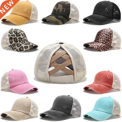 2020 tail Baseball Cap Women Disssed Washed Cotton Trucker C