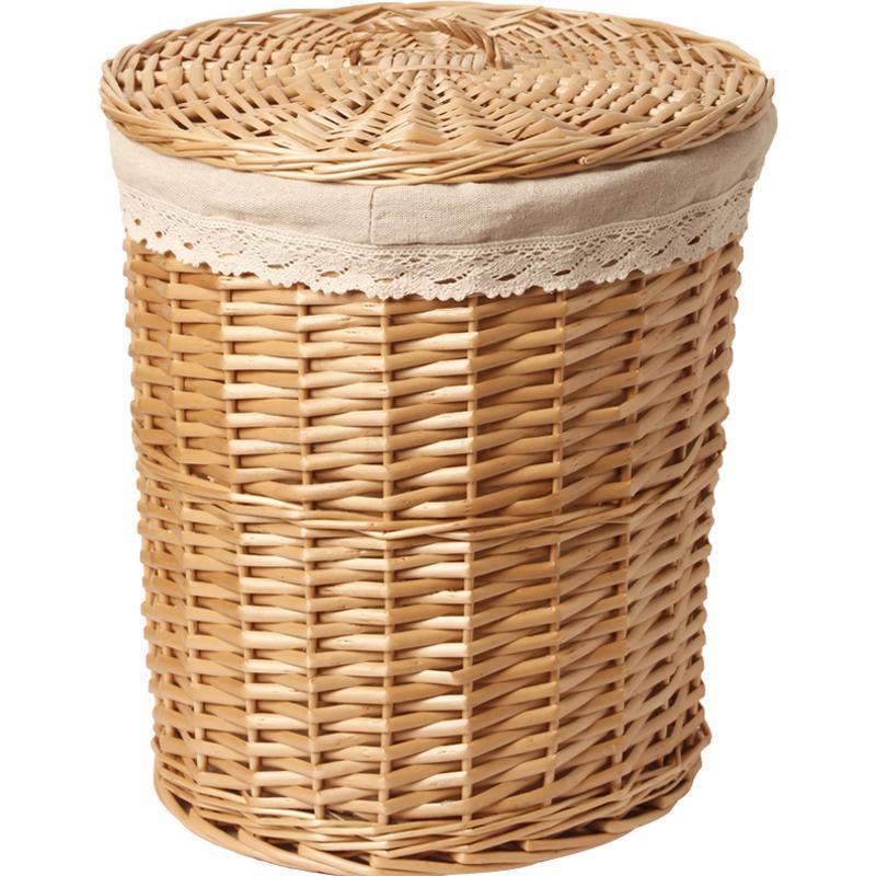 Wicker dirty clothes storage basket hamper clothes clothes