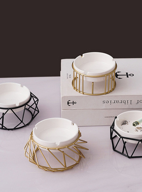 Household Ceramic Ashtray Hollow Out Ash Tray Ascherbecher
