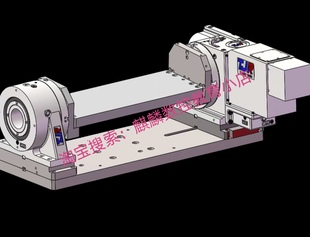 10款数控机床转台图档 加工中心转台图档 stp和Solidwork格式