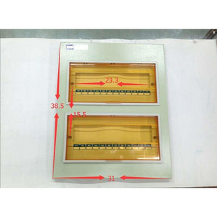 面板双排及 配件附件塑料PZ3024面板小型 回路 盖板强电箱铁