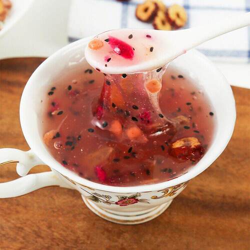 火龙果坚果速营溶藕味粉羹UVO红枣坚果水果莲藕粉食养早餐代餐005