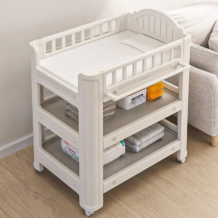 婴儿尿布台宝宝抚触护理台换尿布可移动新生儿洗浴婴儿床基础包装,婴童用品,尿布台,淘宝优惠券,粉丝福利购,淘宝优惠卷