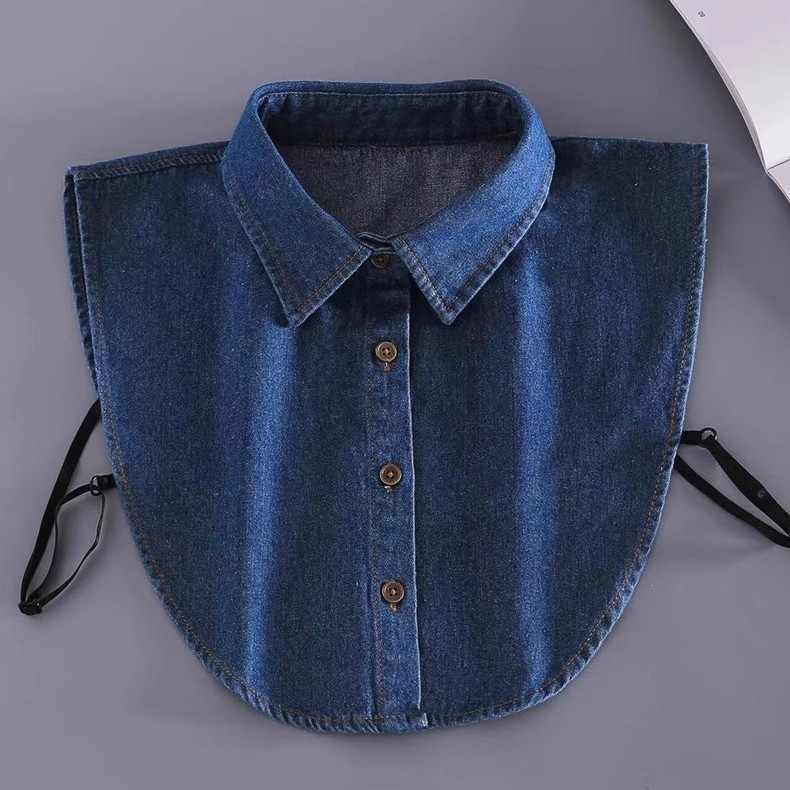 男士高档假领子叠穿牛仔百搭女假领衬衫领装饰领子假衣领假衬衣领