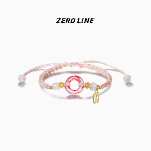 zeroline平安扣手链男女通用琉璃