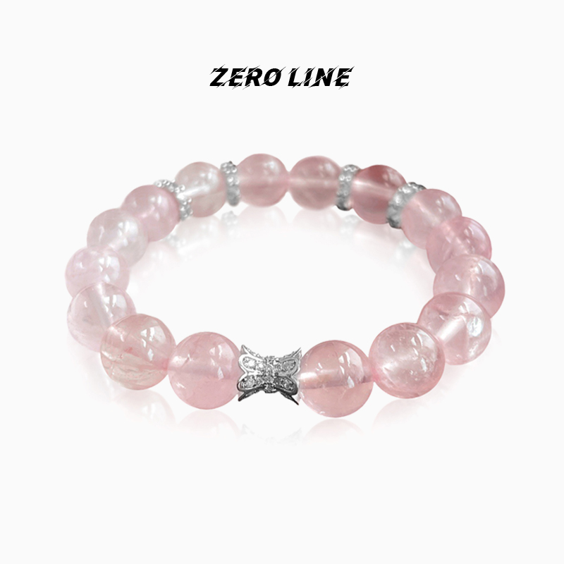 zeroline粉水晶手串女马粉手链