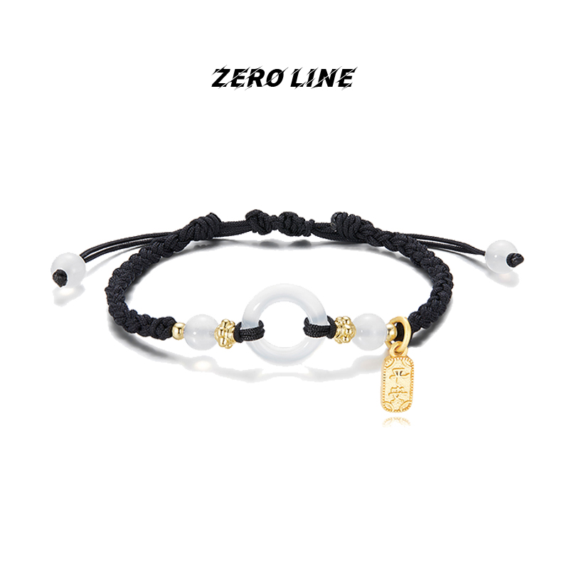 zeroline玛瑙编织手链男款