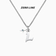 zeroline字母男士 项链男款 情侣配饰锁骨链毛衣链吊坠女生生日礼物