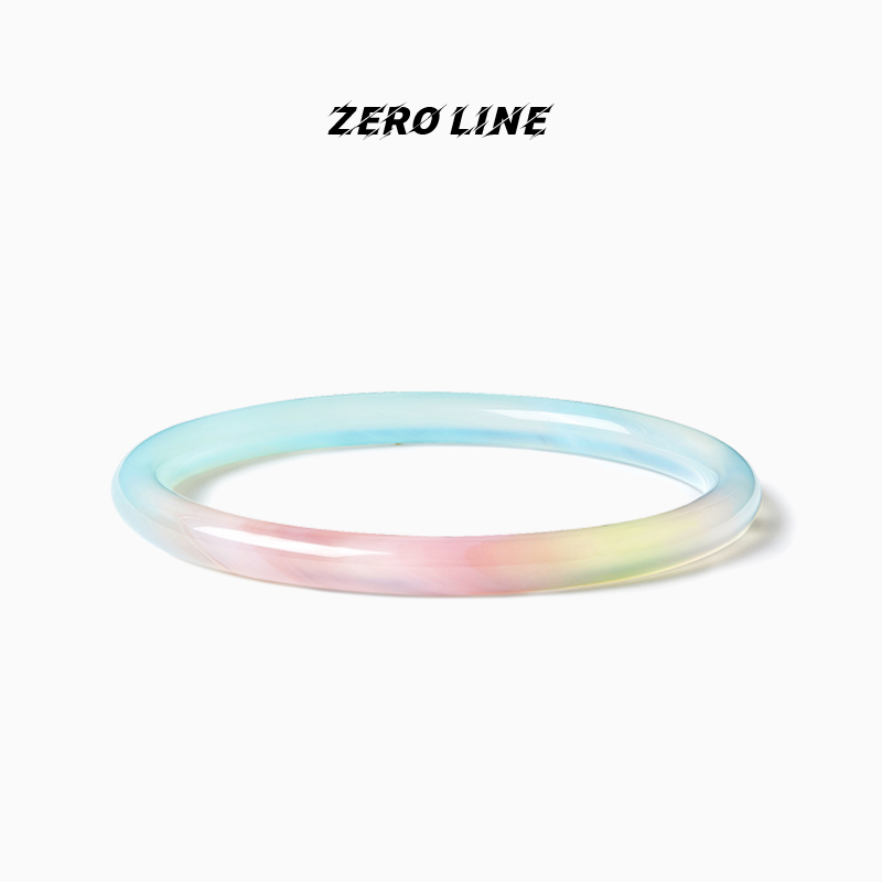 zeroline三彩渐变女玛瑙手镯