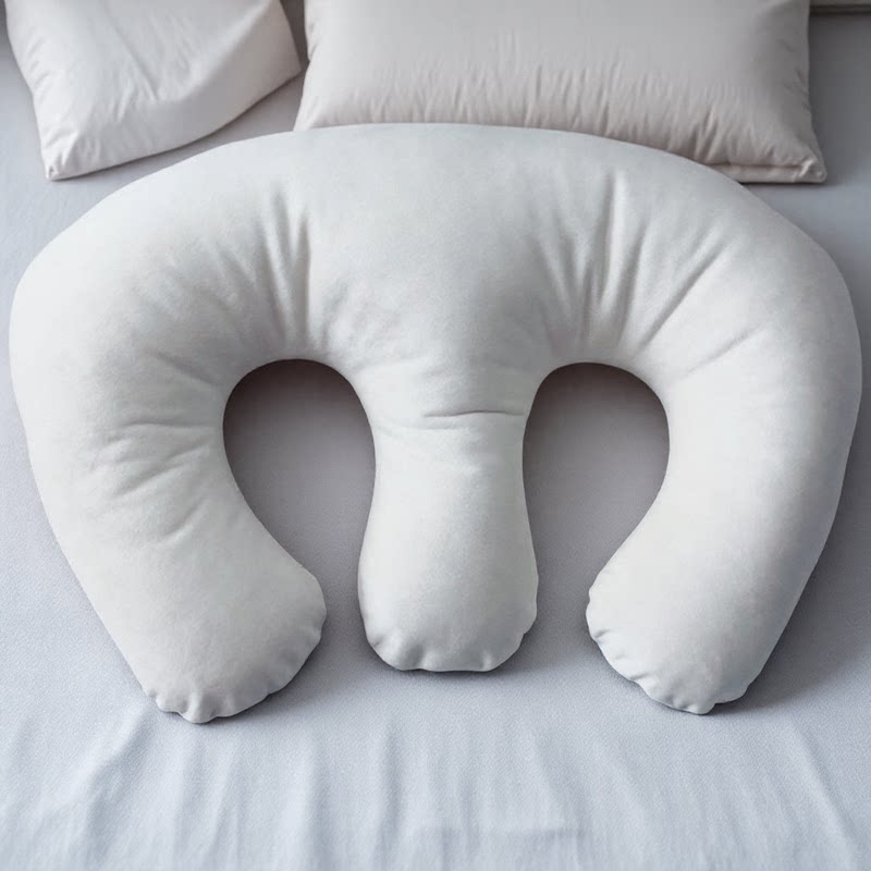 法兰绒美容院胸枕产后按摩修复咪咪枕头护理通乳胸垫趴枕可拆洗