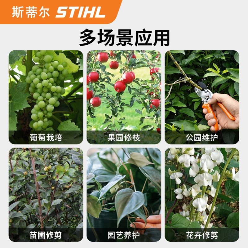 修枝剪枝园艺果园剪刀花木修理剪树枝修理手锯绿篱平剪