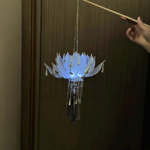 中秋国风发光莲花灯DIY材料包