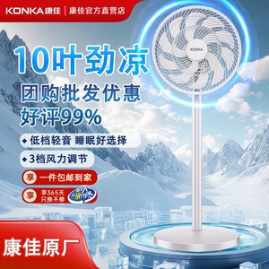 康佳电风扇家用大风力轻