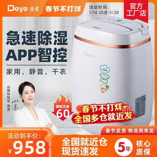 德业除湿机家用吸湿室内静音抽湿机抽湿器干燥机12L工业DYD-E12A3