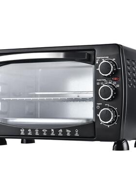 安东（Anton）20升小容量家用迷你电烤箱 烘焙机工厂直供红色黑色