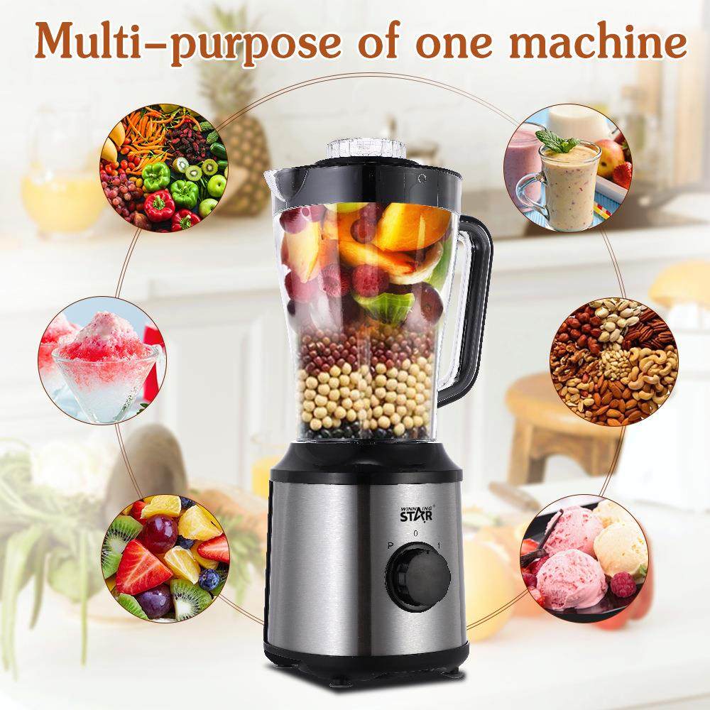 winning star跨境耐摔家用榨果汁绞肉搅拌三合一榨汁机 Blender