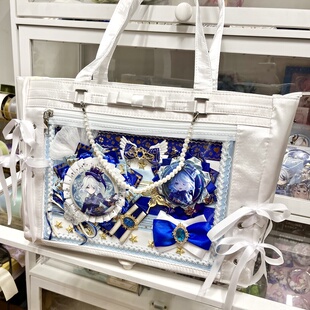 【成品痛包痛板】原神芙宁娜痛包痛板订制吧唧托谷子单肩包已扎好