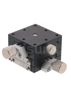 中精度XY轴手动滑台燕尾槽/进给丝杠型XYFES25/XYFES40/XYFES60-R