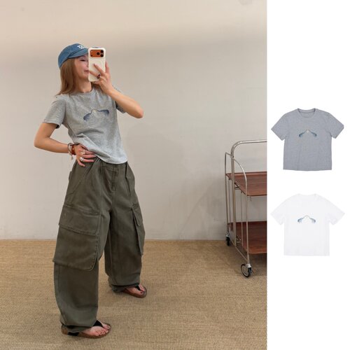 GRAMA GRASS 项小七 设计师品牌26早秋休闲时尚小象T恤