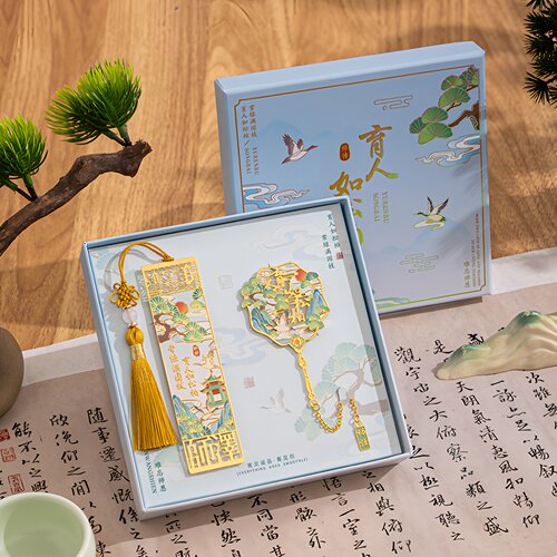 新款感念师恩谢师礼书签礼盒