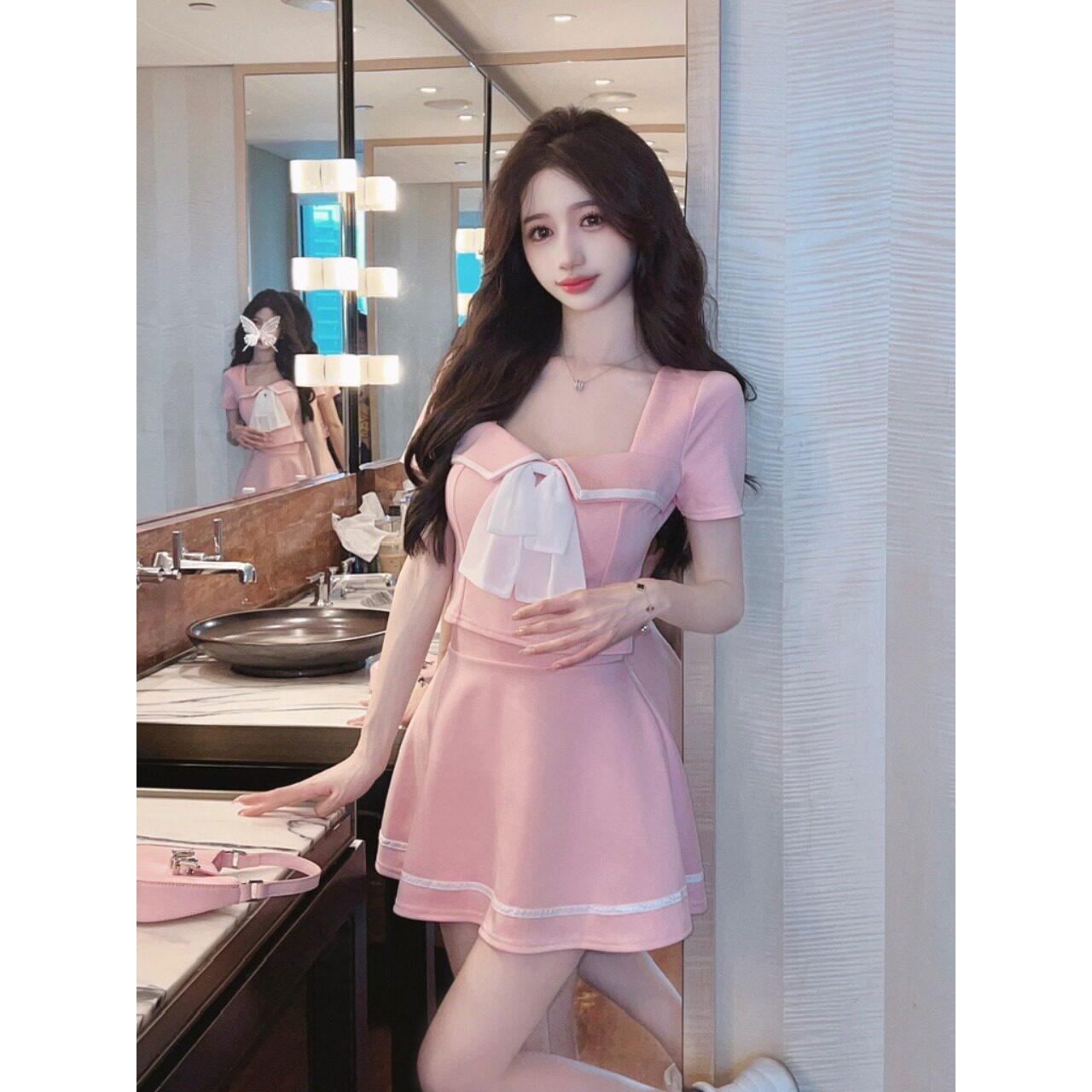 夜总会工作制服两件套夜总会性感妇女修身连衣裙水疗足浴技术员工