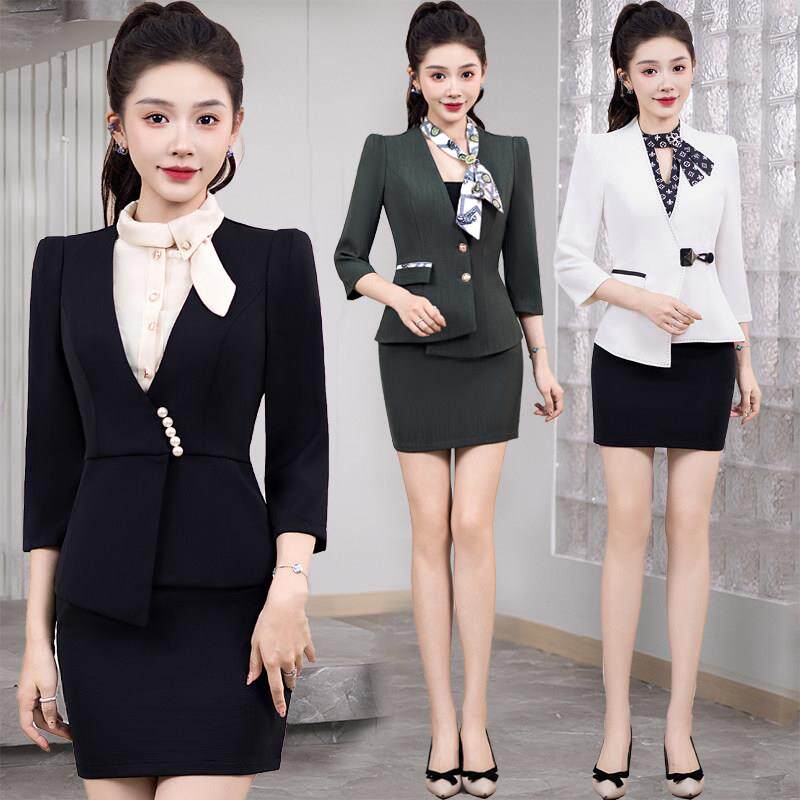 酒吧服务员工作服夜场气质公主服制服酒店前台足浴技师套装