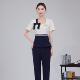美容院 套装 2025秋冬新款 足浴技师足疗养生馆工作服女按摩短袖