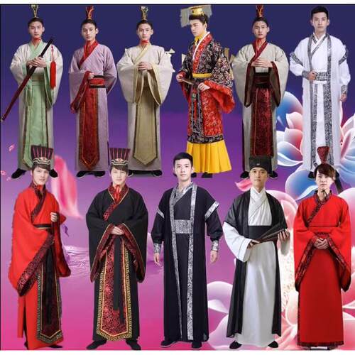 成人课本剧荆轲刺秦王演出服装秦始皇大臣服装年会太子丹古装汉服