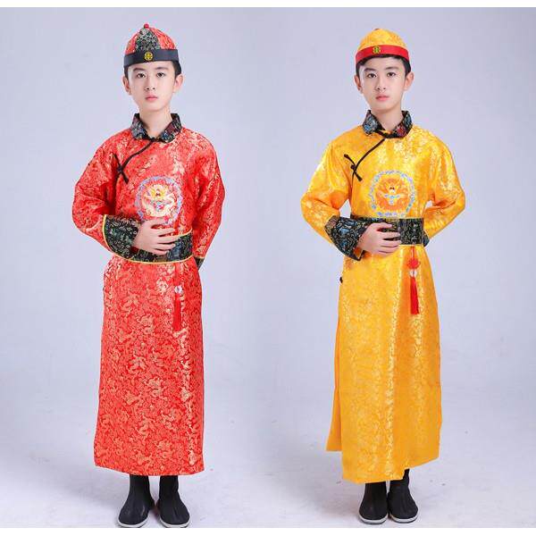 古装清朝贝勒爷阿哥服皇帝服装成人少爷员外古代宫廷王爷演出服男