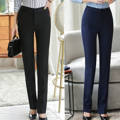 西服裤女西裤春秋款职业西裤女裤工作西裤女西裤女职业裤子女春秋