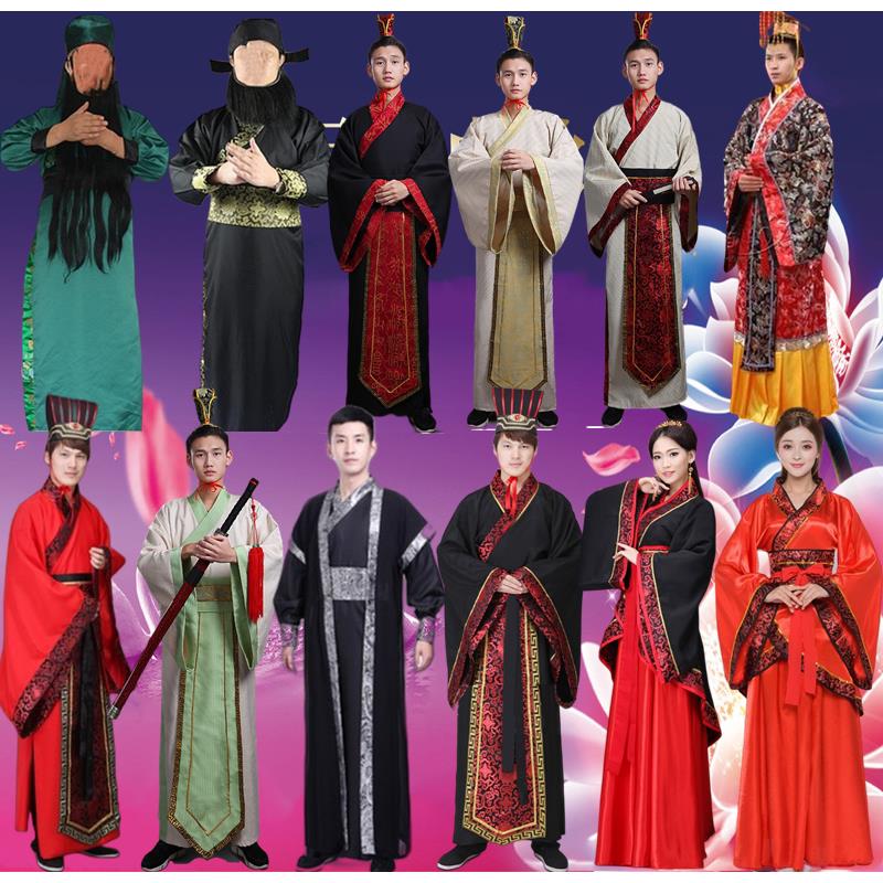桃园三结义小品先生请出山刘备张飞关羽诸葛亮三国演义课本剧服装