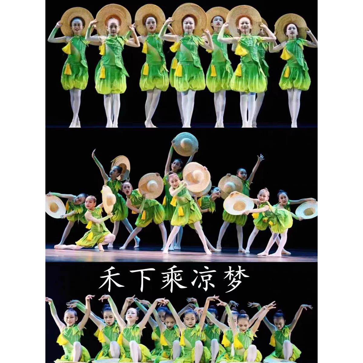 第十二届小荷风采禾下乘凉梦演出服少儿民族舞台表演服小童服装小
