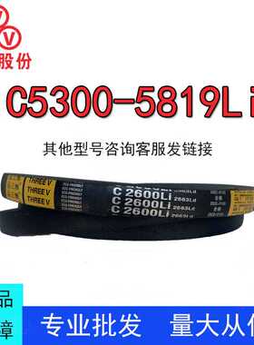 三维三角带C型C5300-5819Li橡胶耐磨传动带B型C型D型工业机器齿带