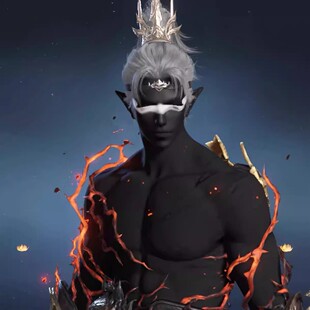 永劫无间手游端游捏脸数据黑皮白眼罩捏脸爆款岳山季沧海特木尔