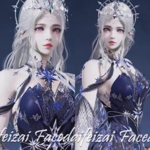 【顾清寒】永劫无间捏脸数据顾清寒女脸型 雪絮 国服端游捏脸数据