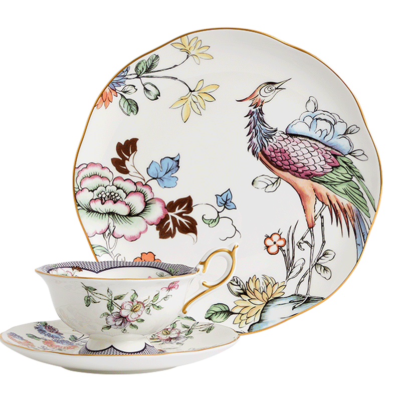 WEDGWOOD威基伍德幸运彩雀骨瓷一人食套装餐具欧式家用餐盘