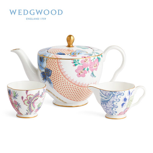瓷壶Wedgwood骨瓷威基伍德