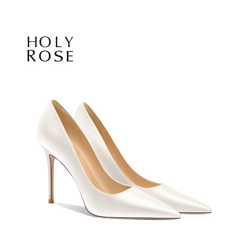 HolyRose缎面礼服鞋公主风